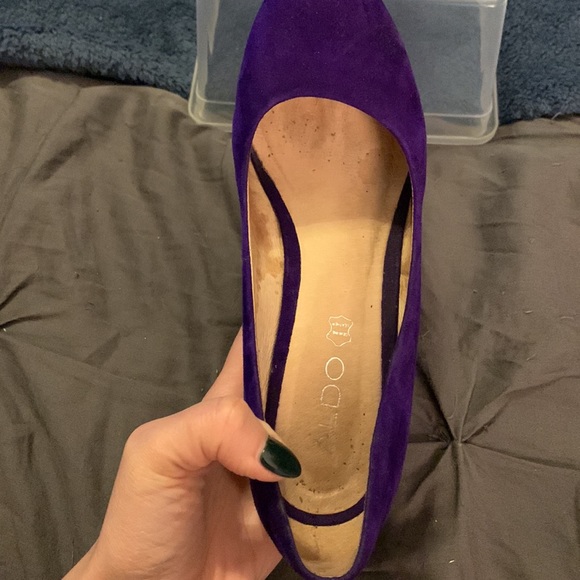 Aldo purple suede platform wedges - Picture 4 of 11